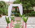 What a great touch for your wedding chairs these simple greenery bouquets are perfect for just that... Check out our bouquet section and order now and just tie them on.  Easy, easy with Florida and Carolina Garlands.
Wedding Photos by Vitalic Photo